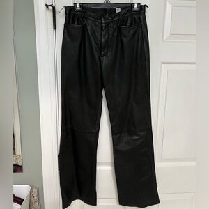 Leather old navy jeans size 8